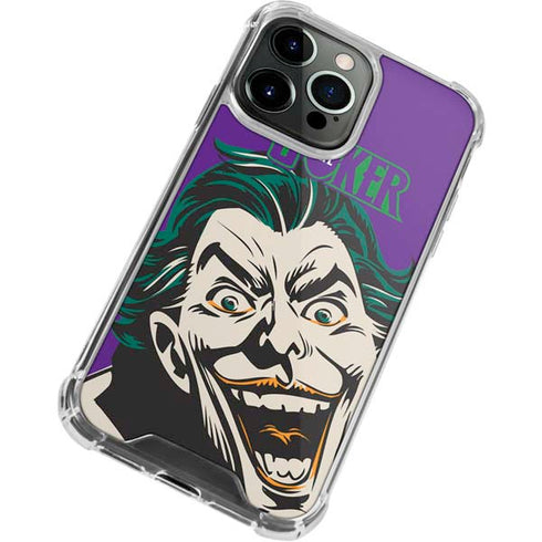 DC Comics The Joker The Classic Art iPhone 14 Pro Clear Case